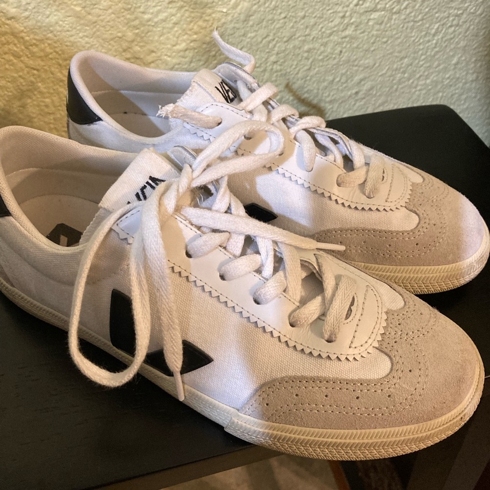 Veja White and Black Women's Sneakers